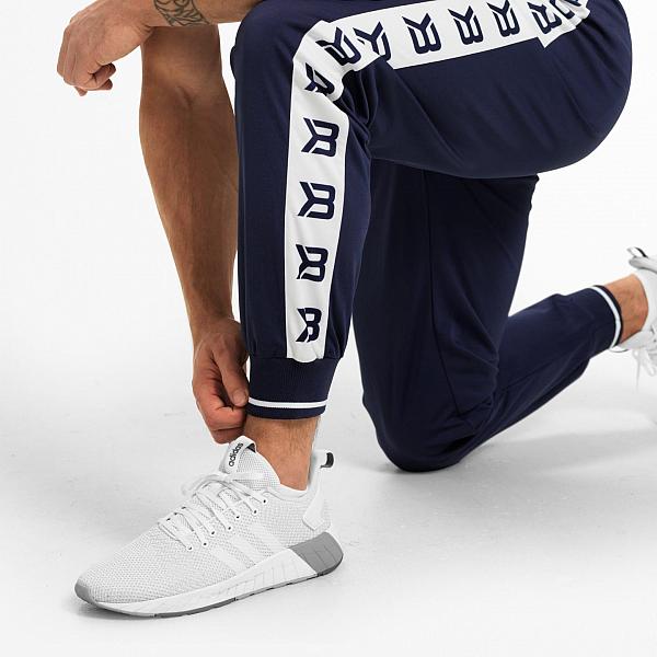 Better Bodies Bronx Track Pants - Dark Navy Detail 3