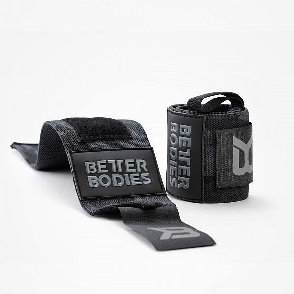 Better Bodies BB Camo Wrist Wraps - Dark Camo