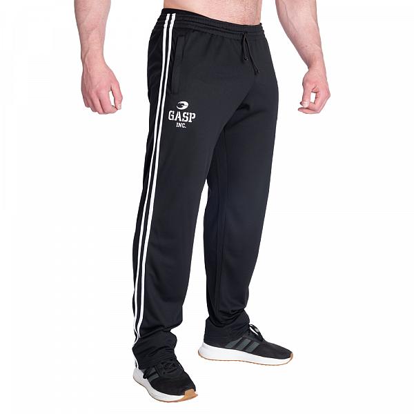 GASP 2 Stripe Standard Mesh Pant - Black/White Detail 1