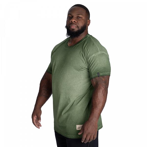 GASP Intensity Street Tee - Washed Green Detail 3