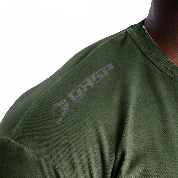 GASP Intensity Street Tee - Washed Green Detail 4