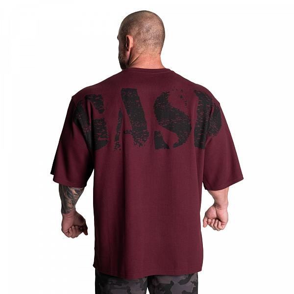 GASP Iron Thermal Tee - Maroon Detail 2