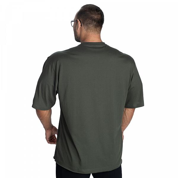 GASP Pump Cover Iron Tee - Deep Forest Detail 2