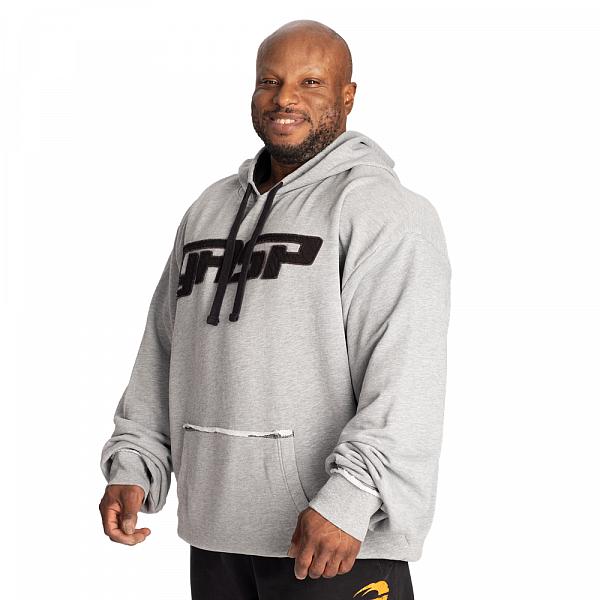 Gasp Hood Sweater - Light Grey Melange Detail 3