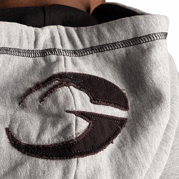 Gasp Hood Sweater - Light Grey Melange Detail 5