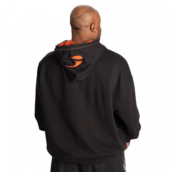 Gasp Hood Sweater - Black/Flame Detail 2