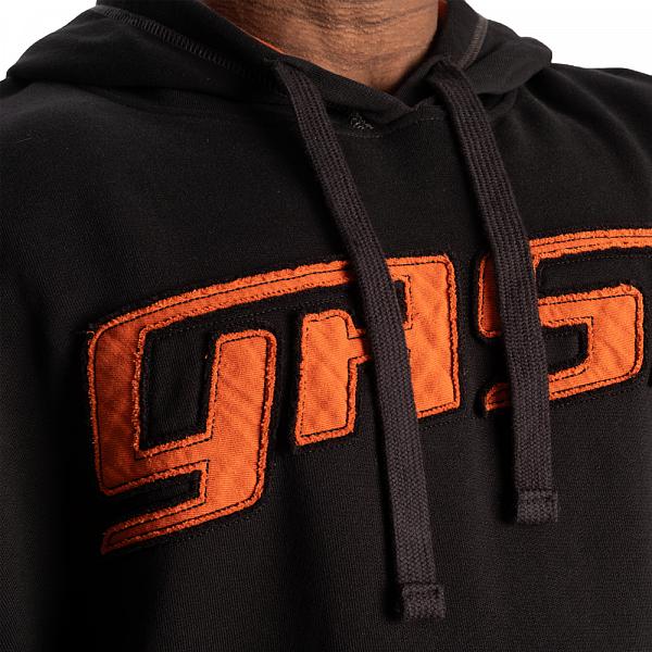 Gasp Hood Sweater - Black/Flame Detail 4