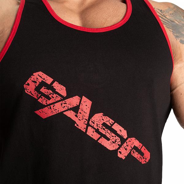 GASP Vintage T-back - Black/Red Detail 4